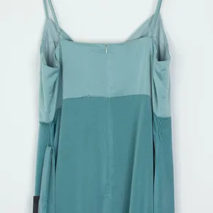 NWT Lulus Double Darling Sage Green Satin‎ Ruffle Maxi Dress Womens XL Evening thumbnail 12
