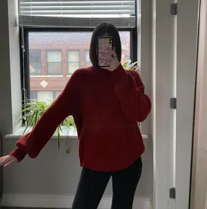 Forever 21 Burnt Orange Sweater thumbnail 2