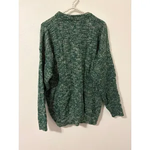 Vintage Enzo Lorenzo Sweater Size XL Green Chunky Knit Pullover Jumper Cozy Top thumbnail 9