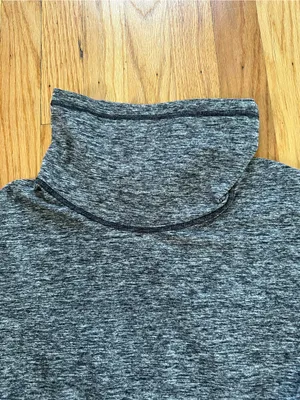 lululemon Ready to Rulu Fleece Pullover Heathered Black Size 6 thumbnail 6