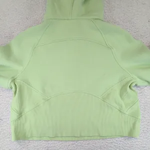 Lululemon Scuba Oversized Half-Zip Hoodie Dewy Green W3DM4S XS/S thumbnail 9