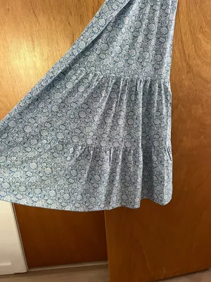SHEIN European floral one shoulder maxi dress thumbnail 7