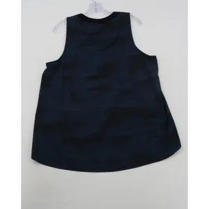 Athleta Womens Large Navy Black Striped Sleeveless Activewear Tank Top L thumbnail 4