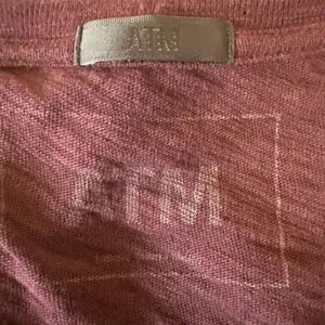 ATM Anthony Thomas Melillo Long Sleeve Tunic Dress Size M Maroon Peruvian Cotton thumbnail 6
