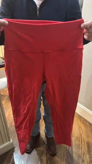 Lululemon Red Align Leggings 25” thumbnail 1