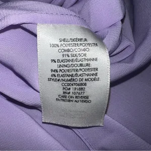 Alice + Olivia Mitsue Plissé Jumpsuit 2 Lilac Pleated Wide Leg Belted thumbnail 14