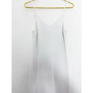 Abercrombie & Fitch Slip Midi Sweater Dress Size XL V-Neck Spaghetti Strap White thumbnail 9
