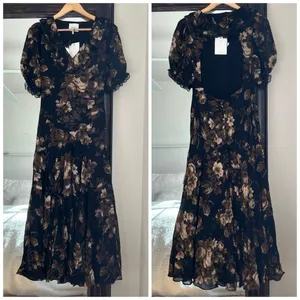 Reformation Evra Dress Open Back Size 6 New With Tags thumbnail 4