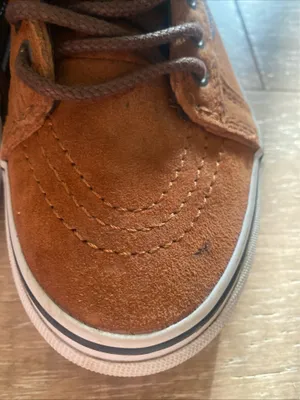 Vans ard Sk8 Hi Chestnut Plaid Sneakers Shoes Women 6.5 thumbnail 2