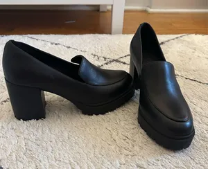 Nordstrom Chunky Black Heels thumbnail 1