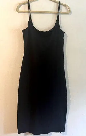Abercrombie and Fitch Scoop Back Stretchy MIDI Dress thumbnail 1