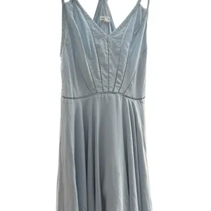 Silence + Noise Light Blue Strappy Fit‎ & Flare Mini Dress Sz 6 thumbnail 3