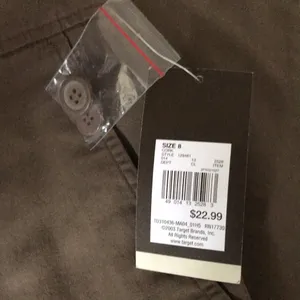 Merona Women Classic Fit Dress Pants Size 8 Brown thumbnail 3