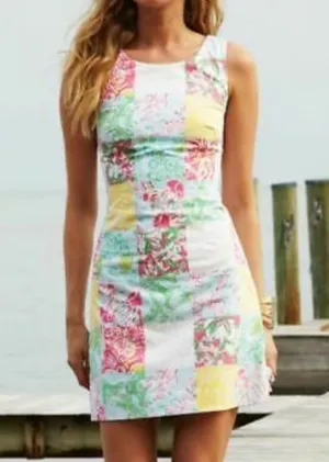 Lilly Pulitzer Delia Shift Multi State Patch Laced thumbnail 1