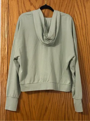 Sweaty Betty After Class Relaxed V-Neck Hoodie Sweatshirt - Size 12 thumbnail 3