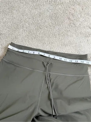 Vuori Women’s Daily Wide Leg Leggings Pants Pull On High Rise in Green L thumbnail 11