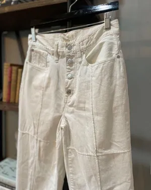 Madewell Baggy Straight Jeans High Rise Vintage Canvas Womens Size 27 thumbnail 8