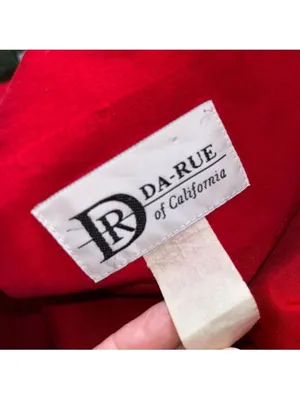 RARE 50’S HELGA RED ULTRA-SUEDE Vintage COAT with BELT 60s Da-rue of California thumbnail 5