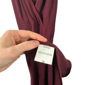 Showpo Trust Nobody Maxi‎ Dress Wine Red Wedding Guest NEW Womens UK 18 US 14 thumbnail 6