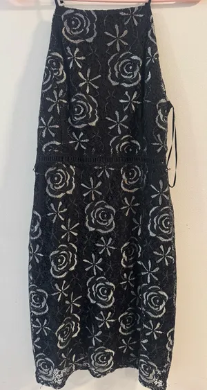 Francesca's Dress Black Lace thumbnail 1