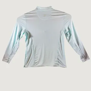 441 | Peter Millar E4 Wicking UPF 50+‎ Quarter Zip Pullover Light Blue Womens L thumbnail 2