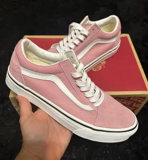 VANS old skool pink suede lace up low top shoes sneakers women’s 8 new thumbnail 1
