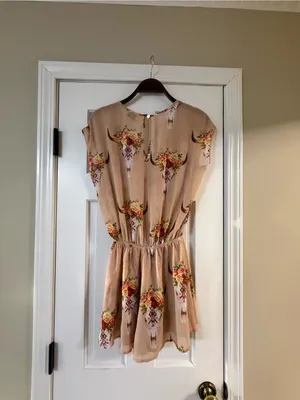 Show Me Your MuMu Blush Floral Keyhole Romper thumbnail 7