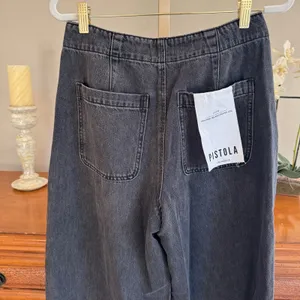 Pistola Lottie High Rise Relaxed Bowed Leg Jeans Zen Wash 26 NWT thumbnail 9
