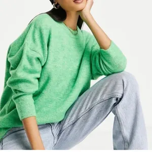 ASOS Design bright green oversized sweater thumbnail 10