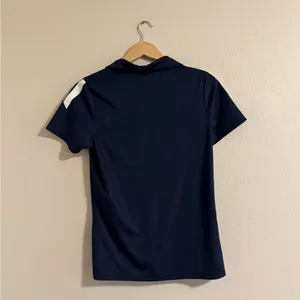 Puma Navy Blue Short Sleeve Polo thumbnail 3