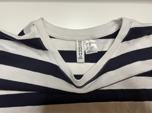 H&M Blue & White Striped Top thumbnail 5