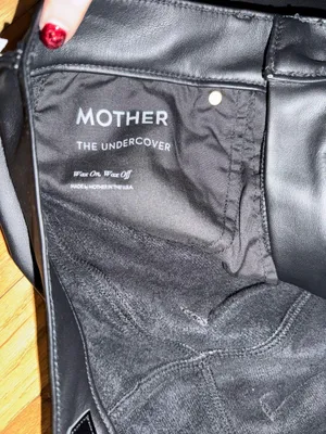 Mother The Undercover Leather Pants 28 thumbnail 6