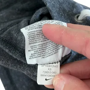 Nike Gray Gym Vintage Capri Jogger Sweatpants Sz XS thumbnail 5