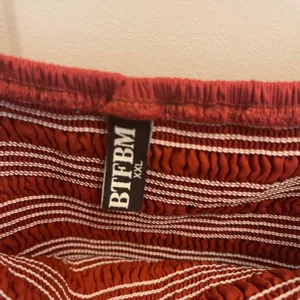 BTFBM Rust Red Smocked Tiered Midi Dress‎ XXL Boho Square Neck Sleeveless thumbnail 4
