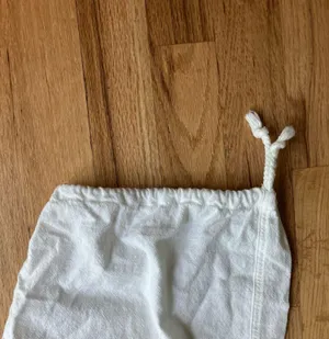 White linen cargo pants thumbnail 2