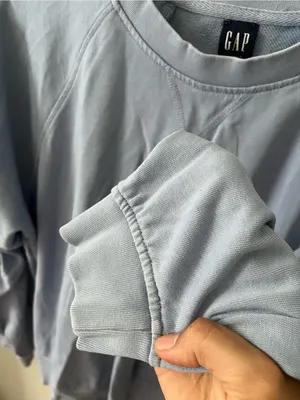 GAP Light Blue Crewneck Pullover thumbnail 4