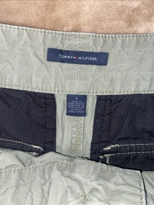 Tommy Hilfiger Light gray Utility Cargo Capris with Drawstring Ankles thumbnail 2