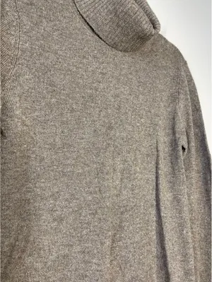 Caslon 100% Cashmere Turtleneck Taupe Brown Heather Knit S thumbnail 6