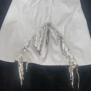 Windsor White Mini Skirt with Fringe thumbnail 14