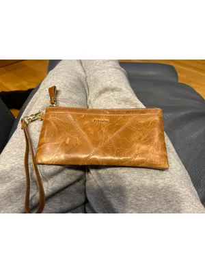 IVESIGN Leather Wristlet Zipper Clutch RFID Card Holder thumbnail 2