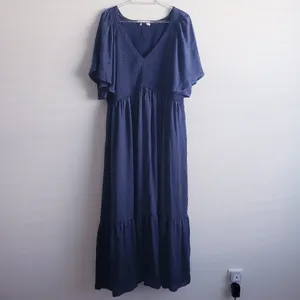 Baltic Born Lovell Smocked Midi Dress Short Sleeve New Without Tags thumbnail 3