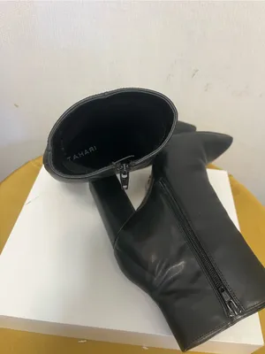 Tahari Black Pointed-Toe Block Heel Ankle Boots thumbnail 4