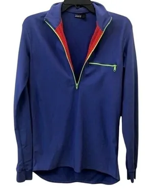 Vintage Patagonia 3/4 Zip Women's Pullover active long sleeve Size‎ L thumbnail 1