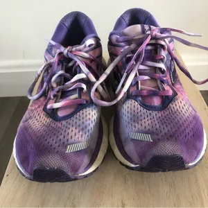 Brooks Ghost‎ Together Unity Purple Tie Dye Athletic Shoes 6.5 thumbnail 3
