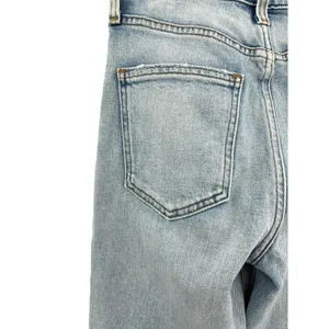 Aritzia Denim Forum The Arlo‎ High Rise Straight Jeans Light Wash Blue Size 25 thumbnail 7