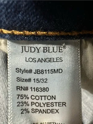 Judy Blue relaxed skinny fit tummy control jeans size 15/32 thumbnail 8
