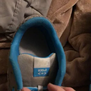 New Balance 630V2 sneakers size 10 great shape gray and teal breathable comfort thumbnail 8