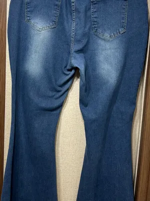 Classic Women's Blue Denim Jeans - Flare Leg thumbnail 2