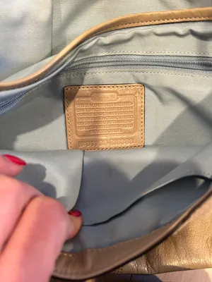 Coach Soho Pleated Tan Leather Flap Shoulder Bag thumbnail 8