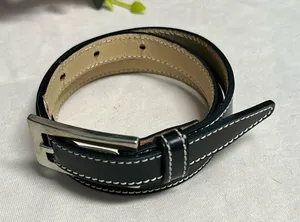 Ann Taylor loft, brown black belt thumbnail 1